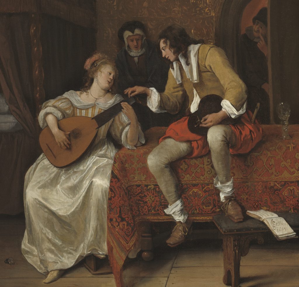 Jan Steen, Ascagnes and Lucelle (The Music Lesson)